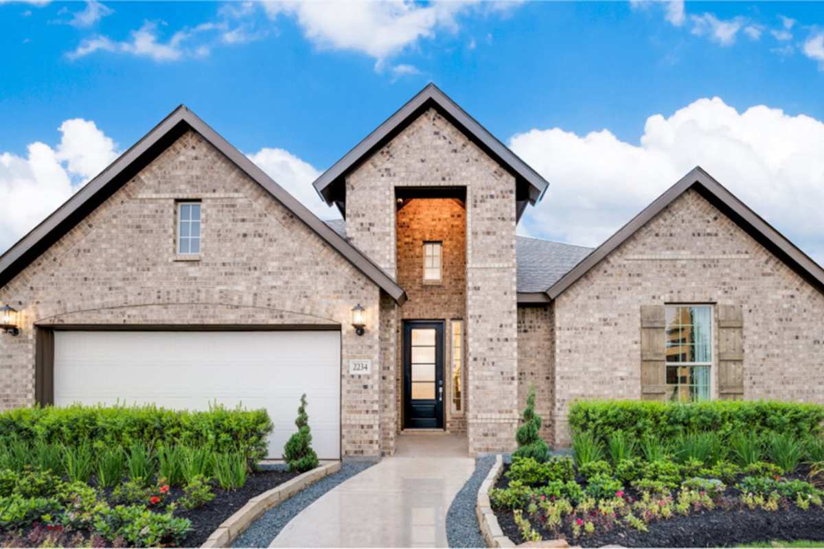 photo of the cabot model home floorplan by Lennar homes in Harvest Green in Richmond, Texas.